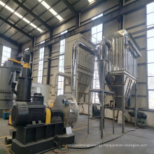 Impact mill for grinding carbon black powder